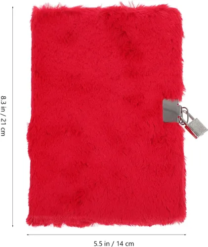 Vista 4 de Gatuida Girls Diary with Lock and Key - Kids Notebook Plush Journal with Lock A5 Lined Hardcover Planner Organizer Notebook Locking Journal Writing