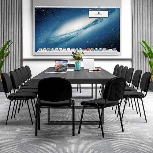 Vista 10 de Giantex Set de 5 sillas de conferencia Elegant Design Office Set de espera para huéspedes