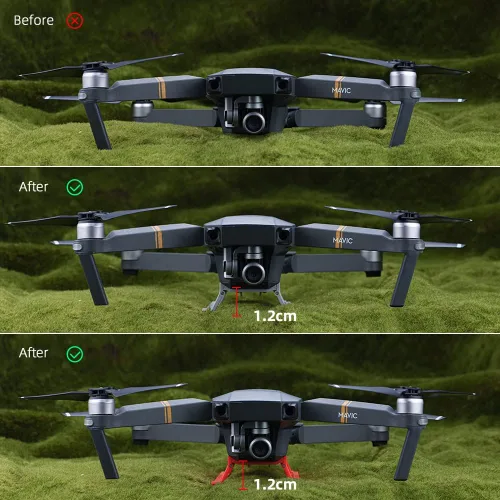 Vista 4 de BTG Tren de aterrizaje para DJI Mavic Pro/Mavic Pro Platinum Landing Legs Extensions