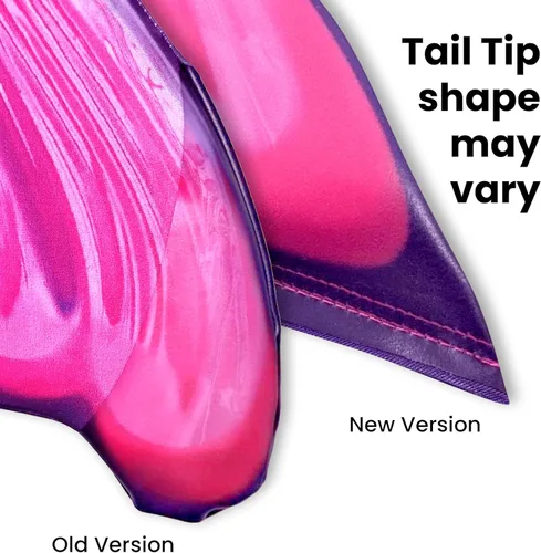 Vista 6 de Fin Fun - Cola de sirena auténtica para niños, resistente al desgaste, para nadar, monoaleta incluida