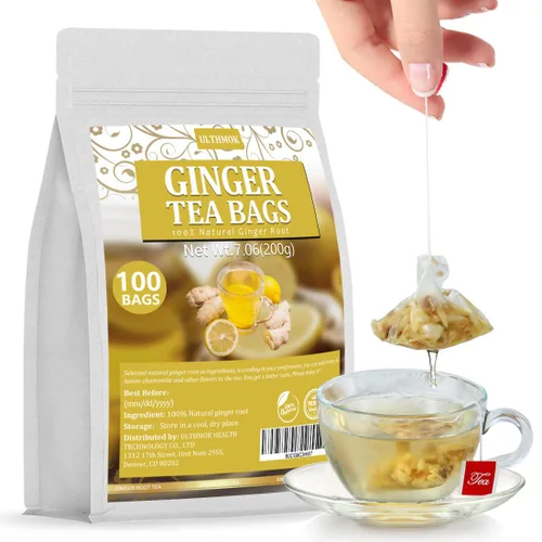 Vista 10 de Bolsas de té de raíz de bardana premium, 60 bolsas de té/6.4 onzas, té de bardana 100% natural, sin aditivos, sin cafeína.