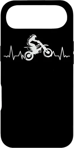 Vista 27 de Motocross Motorcyclist Dirtbike Pitbike Motorcyclist Case for iPhone 17
