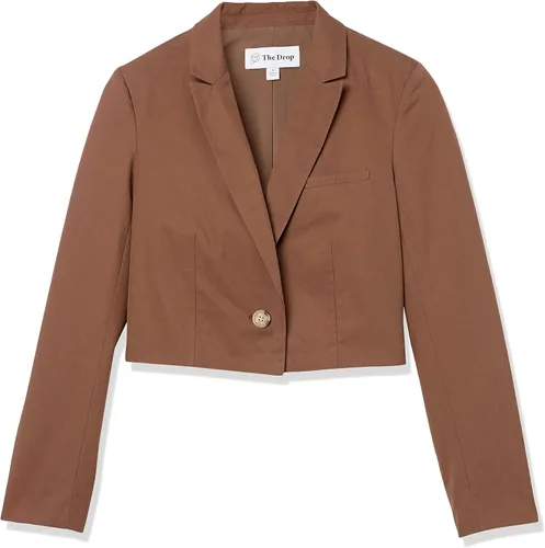 Vista 6 de The Drop Karina Blazer Corto Cuadrado para Mujer