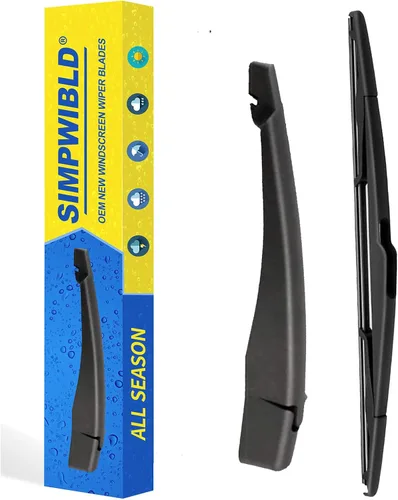 Vista 21 de SIMPWIBLD Reemplazo para Brazo de Limpiaparabrisas Trasero Nissan Versa 2007-2012, Fácil de Instalar (juego de 2)