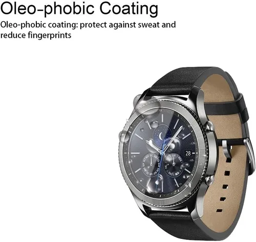 Vista 4 de Supershieldz Protector de pantalla de vidrio templado diseñado para Fossil Gen 5, Carlyle HR, protector de pantalla de vidrio templado