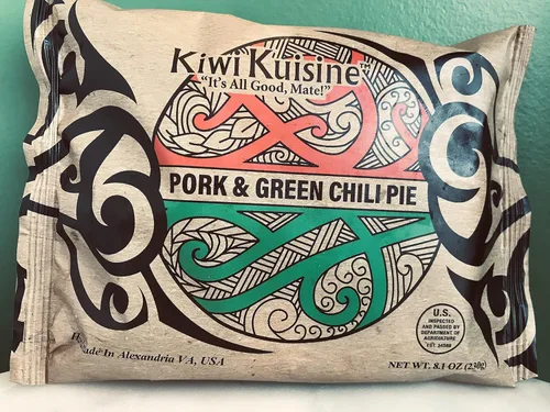 Vista 2 de Kiwi Kuisine Pastel de cerdo y chile verde estilo Nueva Zelanda - Una docena