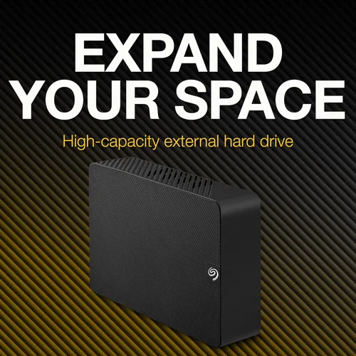 Vista 2 de Seagate Expansion STKP4000400 - Disco duro de escritorio (4 TB, externo, negro, PC de escritorio, compatible con dispositivos MAC)