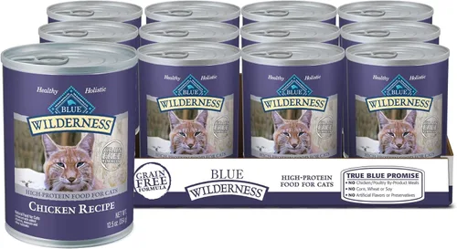 Vista 17 de Blue Buffalo Tastefuls - Latas de comida húmeda natural para gatos, estilo desmenuzado, entrada de pollo en salsa, latas de 3 oz (paquete de 4)