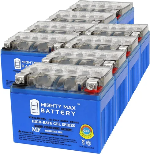Mighty Max Battery YTX4L-BSGEL 12V 3AH GEL Replacement Battery compatible with Power Sonic CB4L - 8 Pack