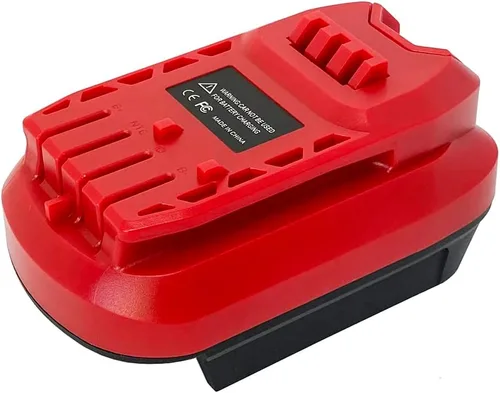 Vista 2 de Adaptador de batería para herramientas inalámbricas Craftsman 20V V20, convertidor para DeWalt 20V MAX y para Milwaukee M18 18V batería de litio a