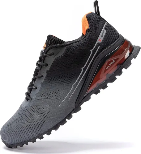 Tenis de moda para hombre, ligeros, transpirables, para caminar, tenis de entrenamiento cruzado, antideslizantes, para correr en senderos
