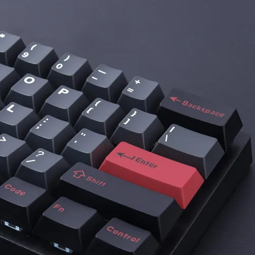 Vista 7 de Hyekit Teclas de 172 teclas personalizadas, juego de teclas ABS de doble disparo, perfil de cereza de 6.25u, 7U, para interruptores Cherry Gateron