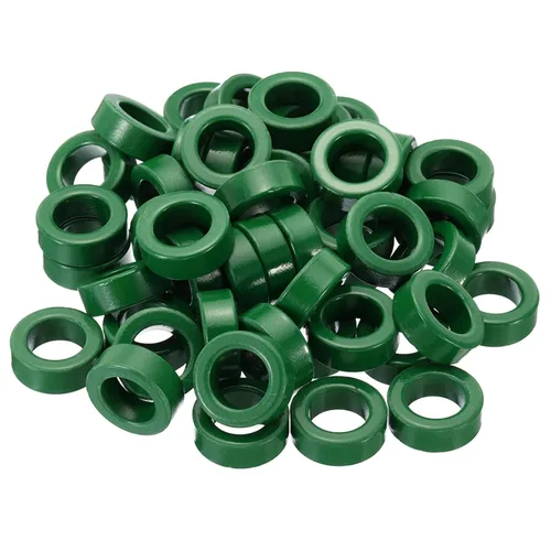 Vista 9 de PATIKIL Núcleo toroide de ferrita, 10 unidades de núcleo toroide de 1 pulgada ODx0.6 pulgadas IDx0.5 pulgadas H anillos de ferrita transformador