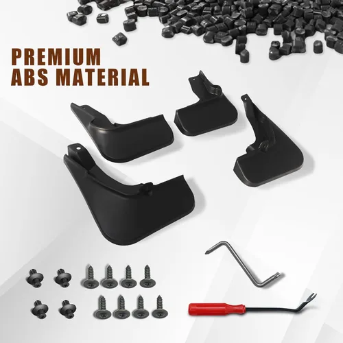 Vista 4 de Muslogy Para Accord 2026 2025 2024 2023 aletas de barro delanteras y traseras 4 piezas de protección contra salpicaduras, guardabarros, no requiere