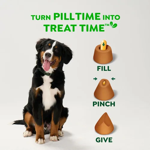 Vista 8 de Greenies Bolsillos para pastillas para perros de tamaño grande, bolsa de golosinas para perros para medicamentos de cápsulas, sabor a queso, bolsa