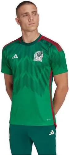 Vista 3 de adidas Camiseta de fútbol mexicano para hombre, Verde