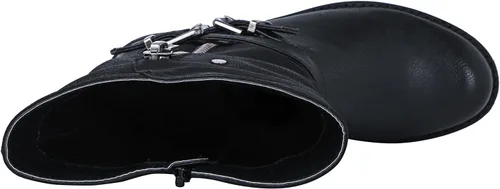 Vista 8 de GLOBALWIN - Botas de vestir a media pantorrilla para mujer, botas de motociclista para mujer