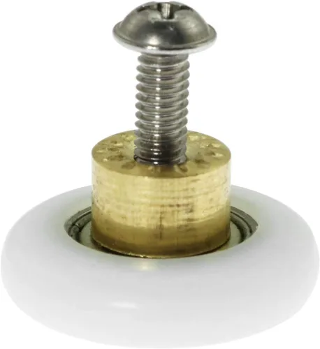 Vista 3 de 4 Sets Shower Door Rollers Runners Wheels Replacement Part Bathroom Glass Shower Sliding Door - 19mm x 5mm