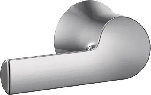 Vista 3 de Moen Doux YB0201BN - Manija decorativa para tanque de inodoro de latón cepillado de 4.25 pulgadas