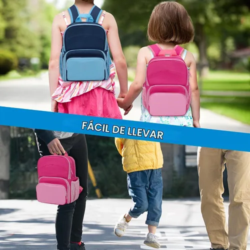 Vista 7 de LoDrid Mochila compatible con Tonie Box 2/1, múltiples bolsillos para Azul marino