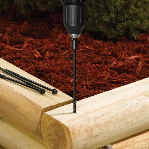 Vista 6 de FastenMaster TimberLOK Tornillo para madera reforzado, paquete de 12 unidades, FMTLOK212-12