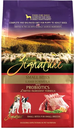 Vista 13 de Zignature Kangaroo - Alimento seco para perros con fórmula de ingredientes limitados, comida seca para perros pequeños bocados, 4 libras