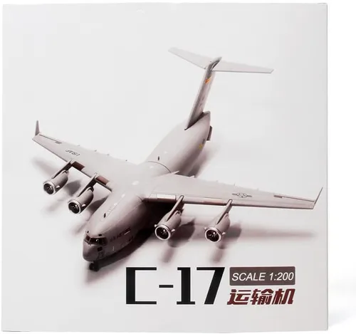 Vista 8 de Aleación US C-17 Transporte Avión Modelo 1200 Modelo Simulación Exposición Ciencia Militar Colección