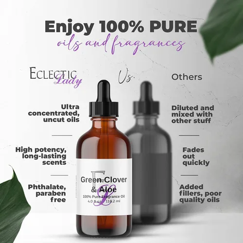 Vista 3 de Aceite de masaje de lavanda limón totalmente natural, 4 onzas, ingredientes 100% naturales con almendra dulce y aceite de jojoba, aroma relajante