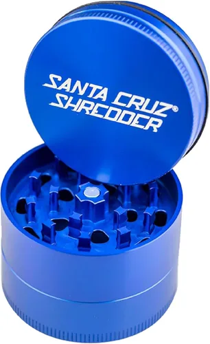 Vista 11 de Santa Cruz Shredder Molinillo de hierbas de 3 piezas mediano 2 1/8" agarre superior y aluminio (negro)