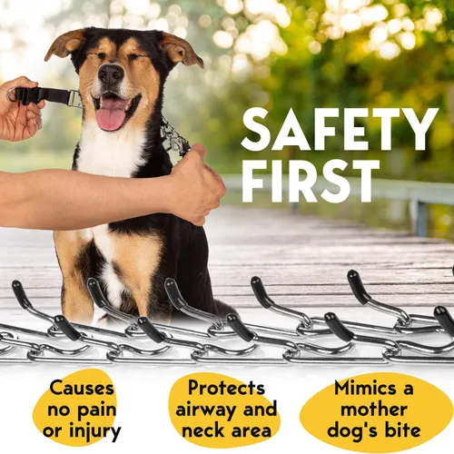 Vista 3 de PetJett Collar de Ahogo para Perros Collar de Entrenamiento Collar de Púas Ajustable para Perro Collar de Liberación Rápida de Pellizco para Perro