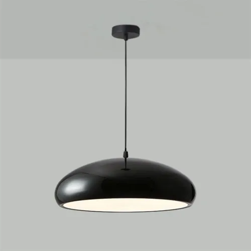 Vista 6 de 3000K/4000K/6000K Dimmable Pendant Lights, Modern Aluminum Ceiling Hanging Lighting with Acrylic Shade, 13.8IN Large Chandelier for Dining Living