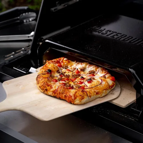 Vista 4 de Masterbuilt® Gravity Series Accesorio de Inserción para Horno de Pizza Exterior con Piedra de Pizza de Cerámica, Exterior Recubierto de Porcelana
