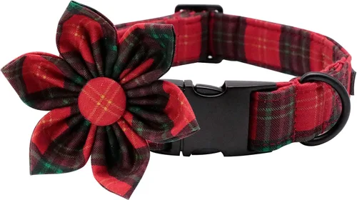 Vista 8 de Lionet Paws Collar Navideño para Perro con Pajarita Duradero Ajustable Hecho a Mano Cómodo Collar de Perro con Pajarita Collar para Gato con Hebilla