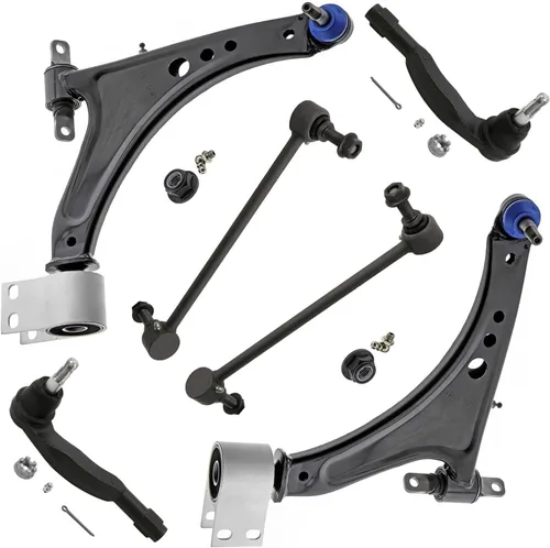 Vista 29 de Detroit Axle - Kit de extremo delantero para Chrysler 300 Dodge Charge 2011-2018 Challenger, 2 brazos de control traseros inferiores, 2 barras