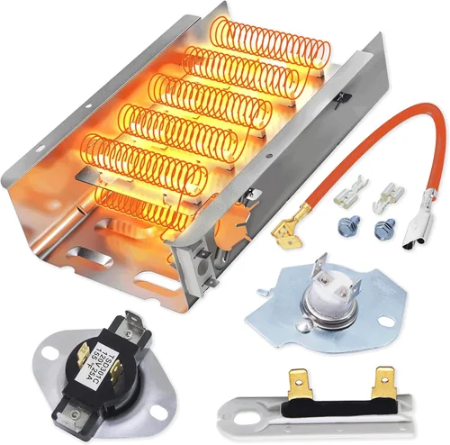 Kit de elemento calefactor para secadora BlueStars 279838 W10724237 - Para secadoras Whirlpool Kenmore Roper Maytag Amana NED4655EW1 WED4815EW1
