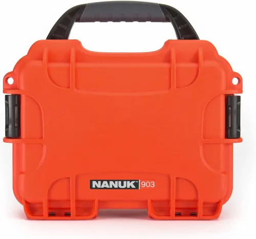 Vista 7 de NANUK 903 - Funda rígida impermeable pequeña con inserto de espuma, 9.1 x 6.8 x 3.8 pulgadas, color negro