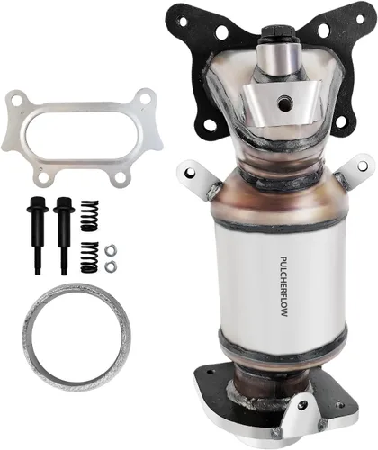 Vista 7 de Convertidor Catalítico Compatible con Honda CRV CR-V 1997 1998 1999 2000 2001 2.0L l4 Convertidor Catalítico de Alto Rendimiento (Cumple con EPA)