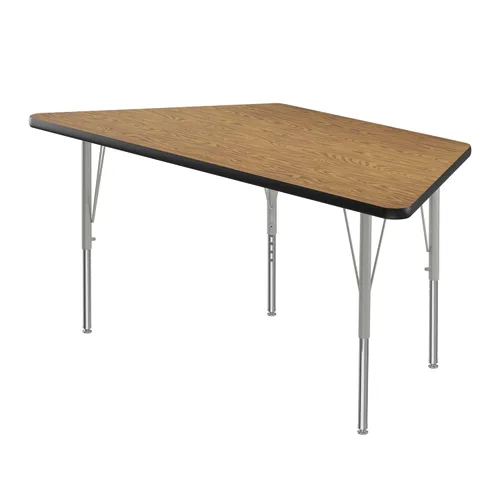 Vista 41 de Correll - Mesa rectangular de actividades para el aula de 24 x 36 pulgadas, altura ajustable (19-29 pulgadas), granito negro, parte superior