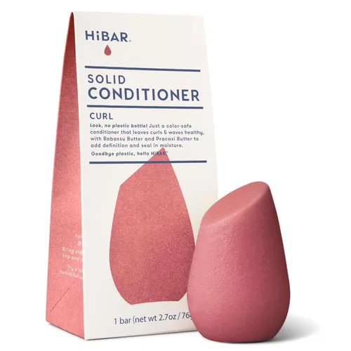 HiBAR - Barra acondicionadora de rizos - Para cabello rizado - Definir y sellar la humedad - Con mantequilla Babassu y Pracaxi y proteína de arroz -