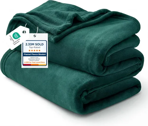 Vista 40 de Bedsure GentleSoft - Mantas de forro polar azul marino tamaño Queen - Manta de cama azul suave ligera afelpada difusa acogedora microfibra de lujo