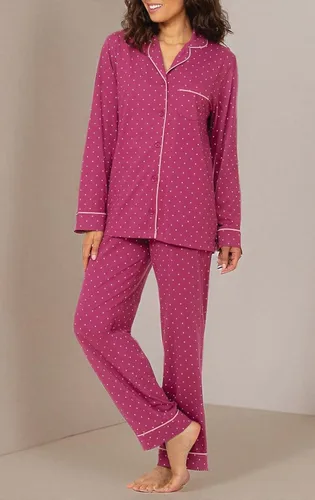 Vista 82 de PajamaGram Conjunto de pijama para mujer – Pijama para mujer, jersey novio, 100% algodón