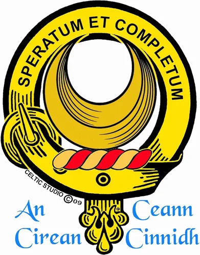 Vista 4 de Arnott Large 1" Scottish Clan Crest Pendant - Sterling Silver