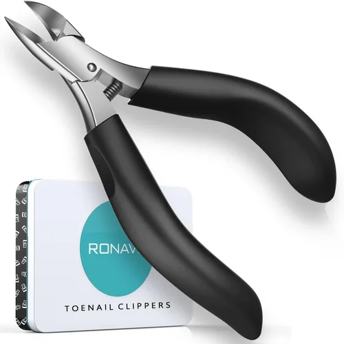 Vista 14 de Cortaúñas para uñas gruesas para personas mayores, kit de cortaúñas resistente con mango largo para hombres y ancianos con articulaciones