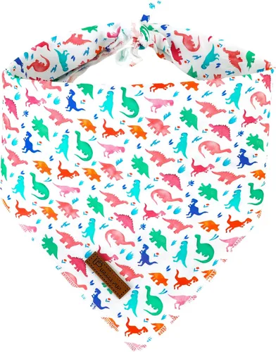 Vista 12 de Bandana de verano para mascotas - Bufanda triangular de rejilla de algodón cómoda para cachorros, pañuelo lavable para perros o gatos, niños