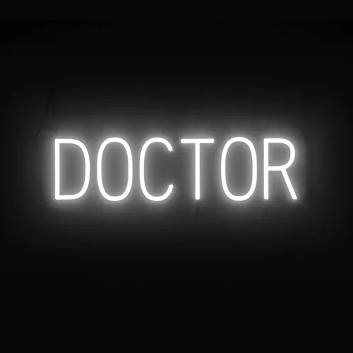 Vista 25 de SpellBrite LED Neon ER Sign for Business - Blue, 9" x 6" Azul