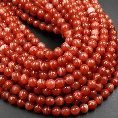 Vista 26 de Zenkeeper 108 piezas de cuentas de jaspe de cebra de 8 mm para hacer joyas, cuentas sueltas de gemas de cebra negras y blancas para hacer pulseras