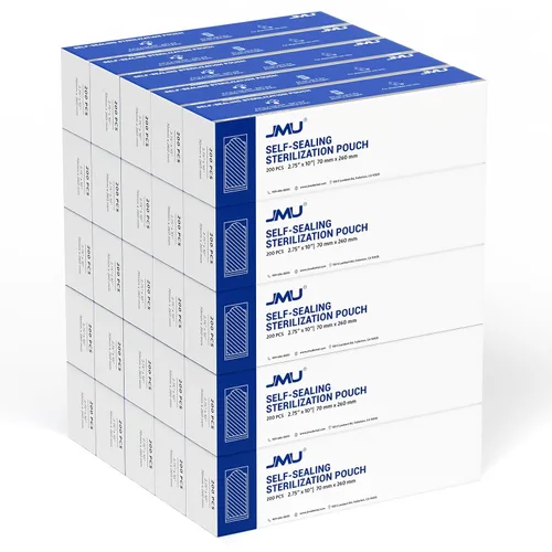 Vista 15 de JMU Bolsas de esterilización autosellantes 3.5 "x 10", bolsas de esterilización 200 por caja