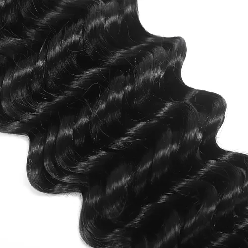 Vista 53 de Extensiones individuales de cabello humano rizado virgen brasileño Jerry rizado ondulado, un paquete de extensiones de cabello sin procesar grado