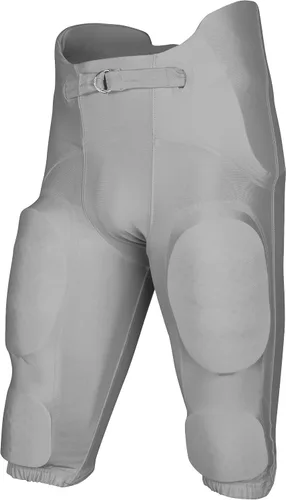 Vista 12 de Champro Men's Bootleg 2 Integrated Poly/Spandex Football Game Pants Negro