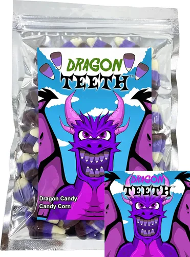 Vista 7 de Zombie Teeth Candy Corn Fun - Regalo único de Halloween para cumpleaños, niñas, niños y adolescentes (7 onzas)